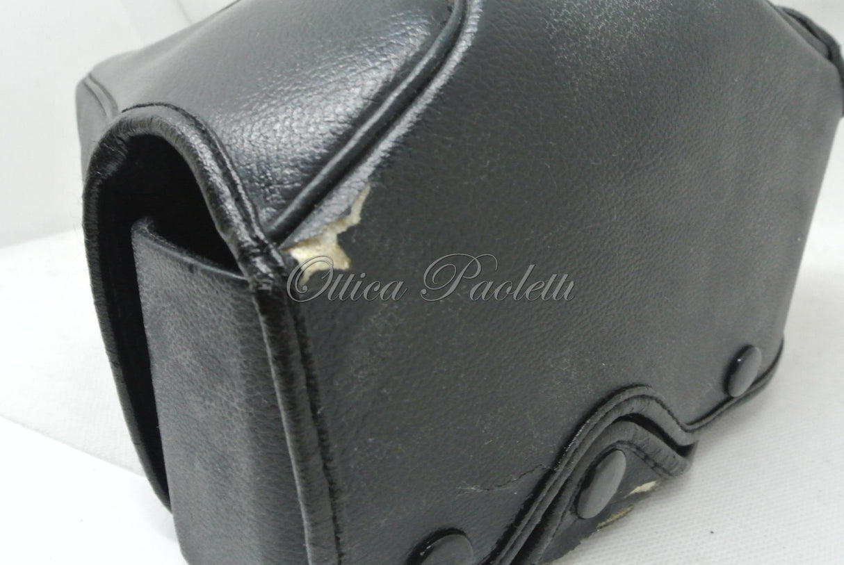 Minolta Borsa Pronto in pelle nera CH-7XIl Usata