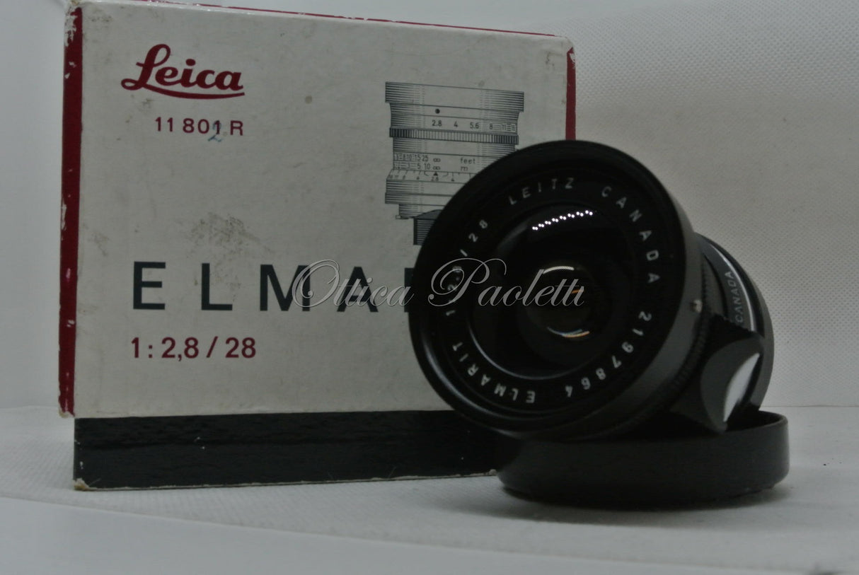 Leica Elmarit 2.8/28mm " Versione Infinity Lock gialla " primissima 11802 Mat. 2197..