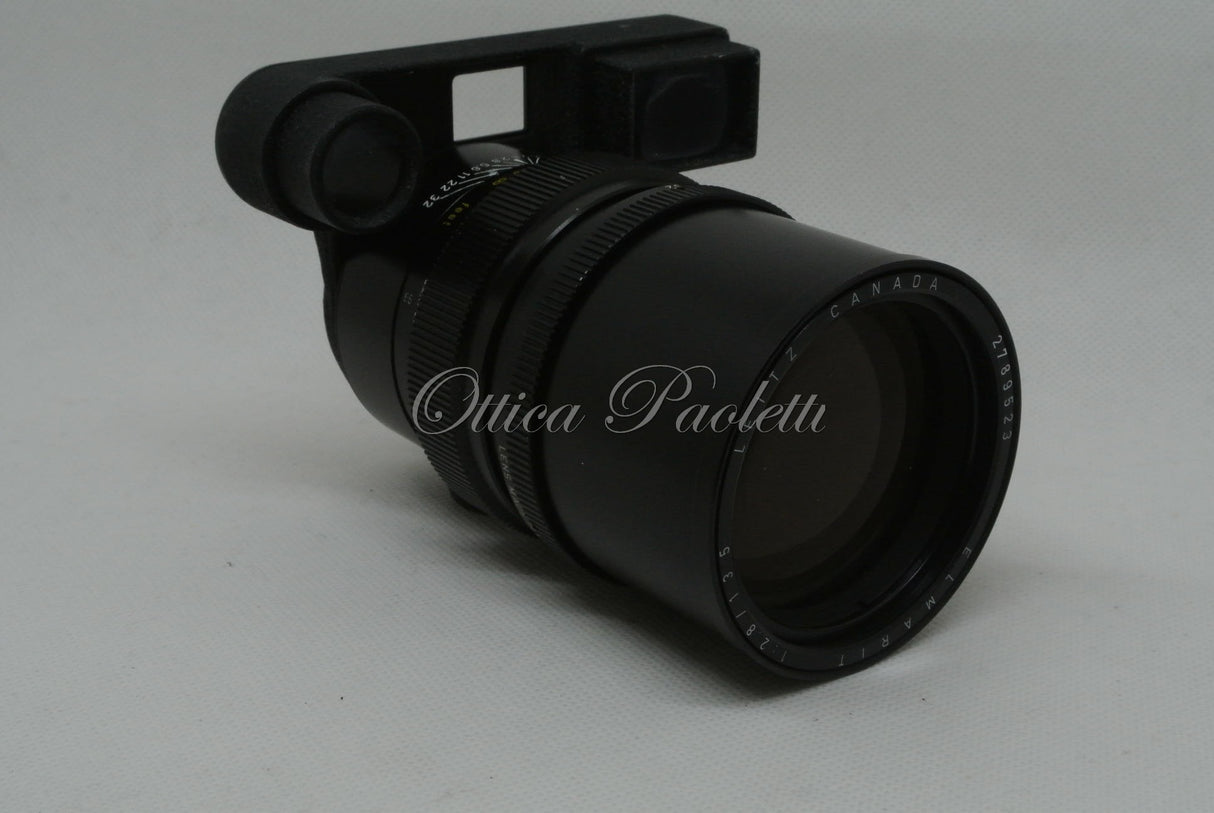 Leica Elmarit-R 1:2.8/135 con occhiali 11829