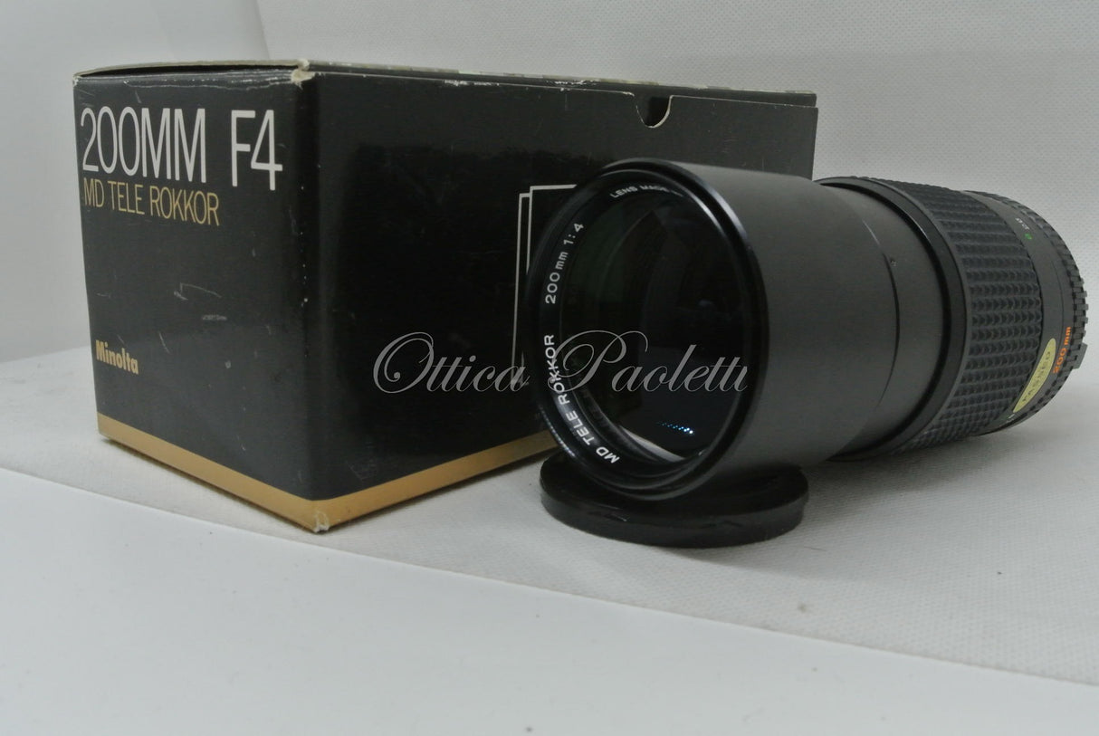 Minolta MD Tele Rokkor 200 mm 1:4 Usato