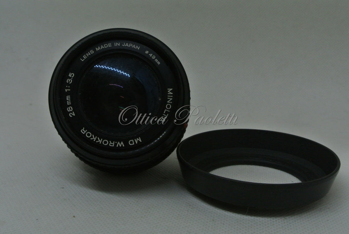 Minolta MD Rokkor 28 mm 1:3.5 usato