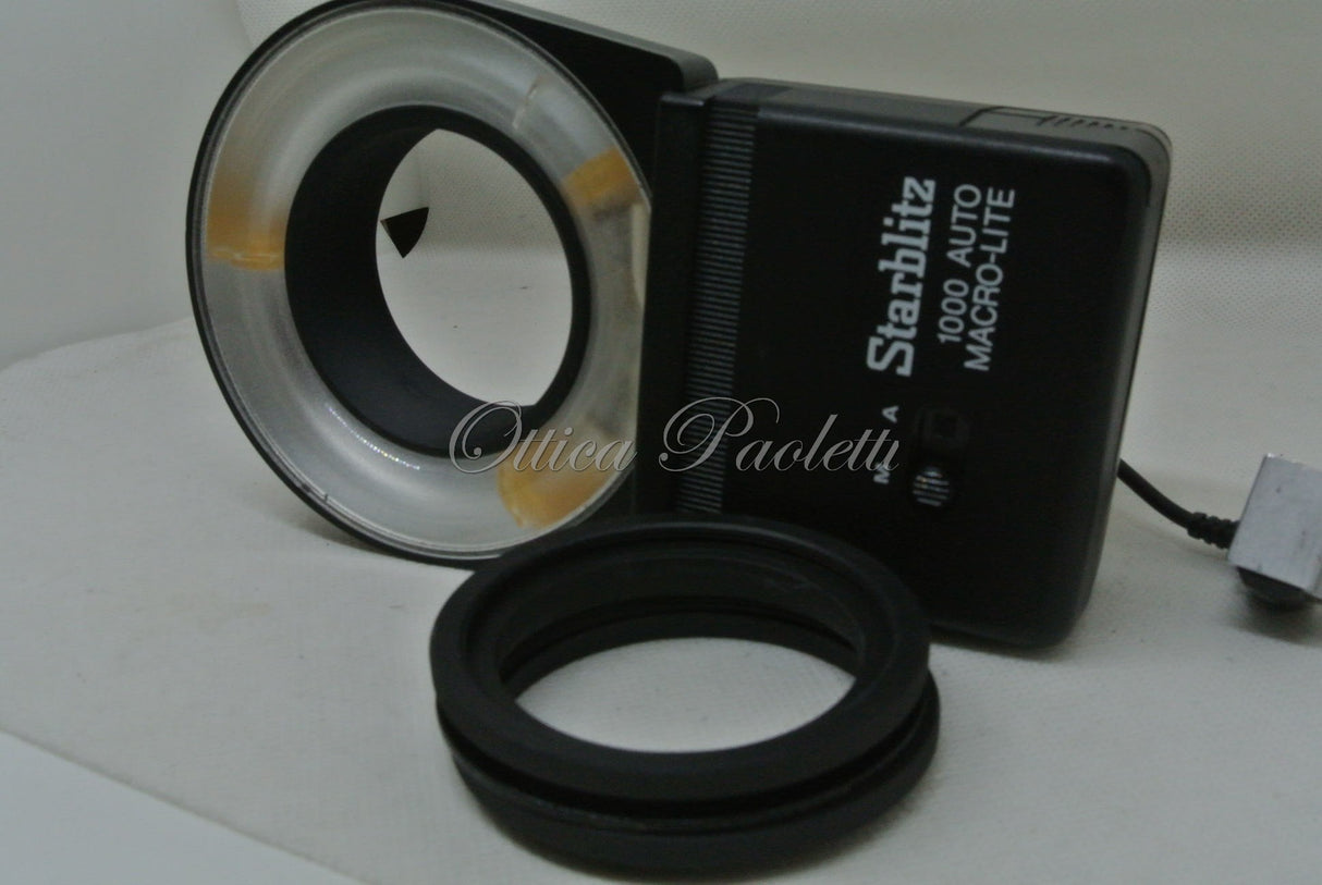 Starblitz 1000 Auto Macro-lite con anelli adattatori Usato