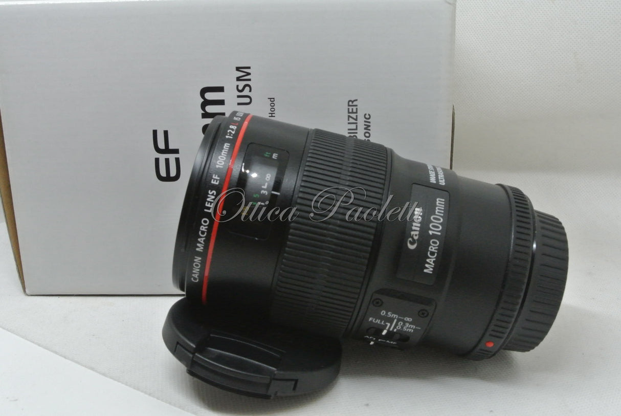 Canon EF 100 mm 1:2.8 L Macro IS USM Usato