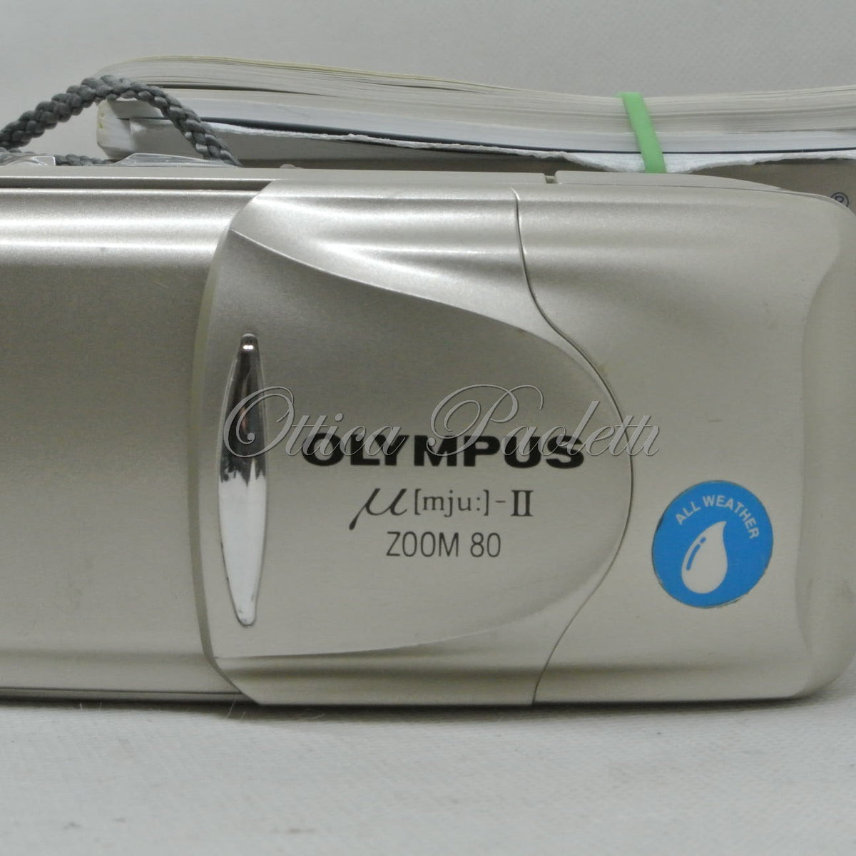 Olympus MJU Ii Zoom 80 Panorama – Appareil Photo Argentique 35mm Pour Pièces Détachées (défaut)