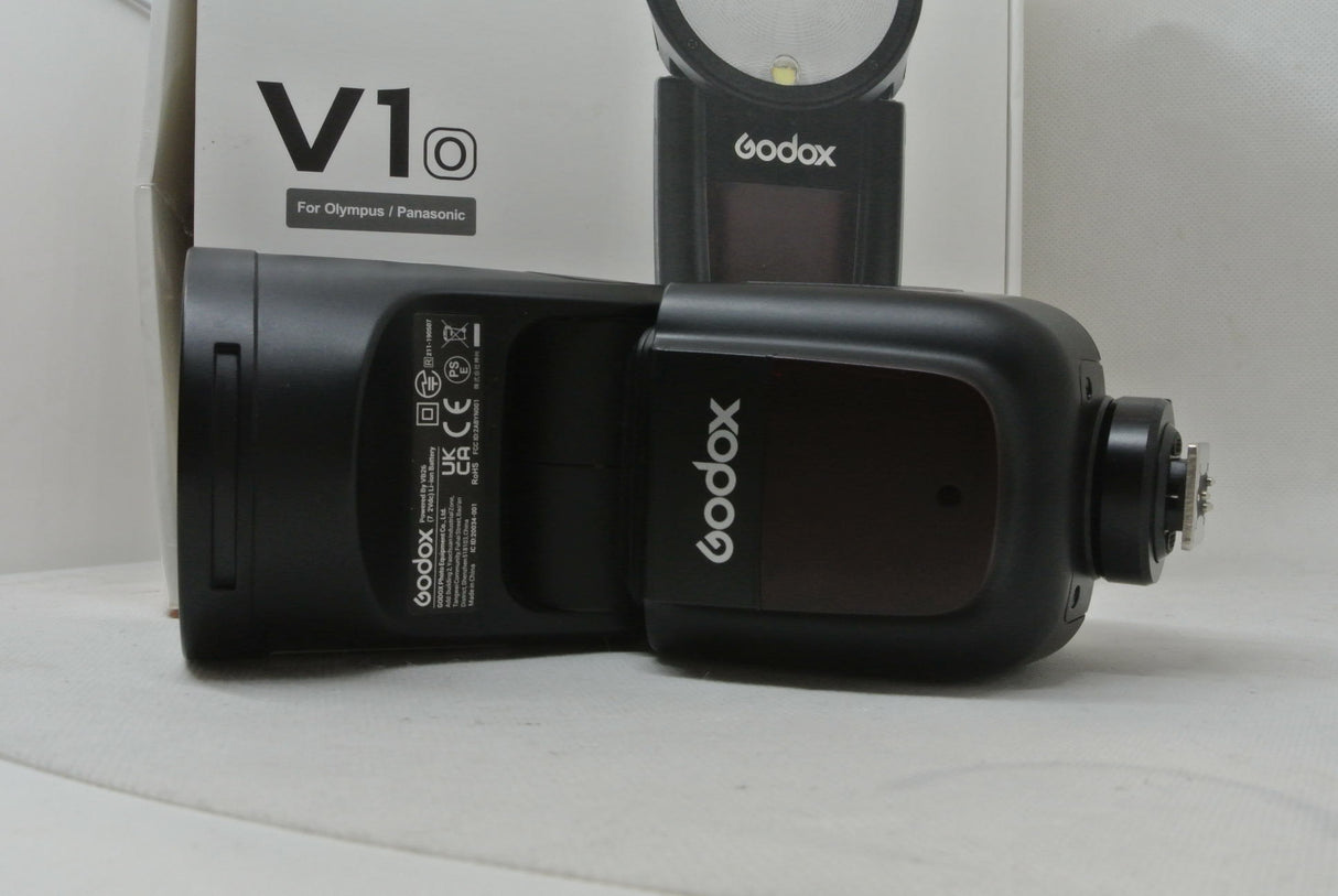 Godox Flash per Panasonic/Olympus V1 TTL Li-ion Round Head Camera flash Usato