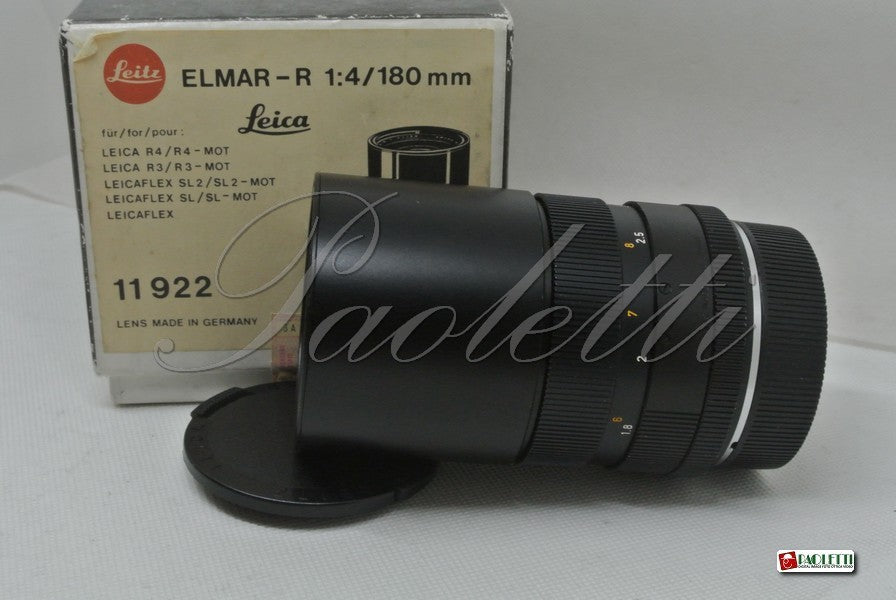 Leica Elmar-R 1:4/180 mm 11922 Mat.3371… Usato
