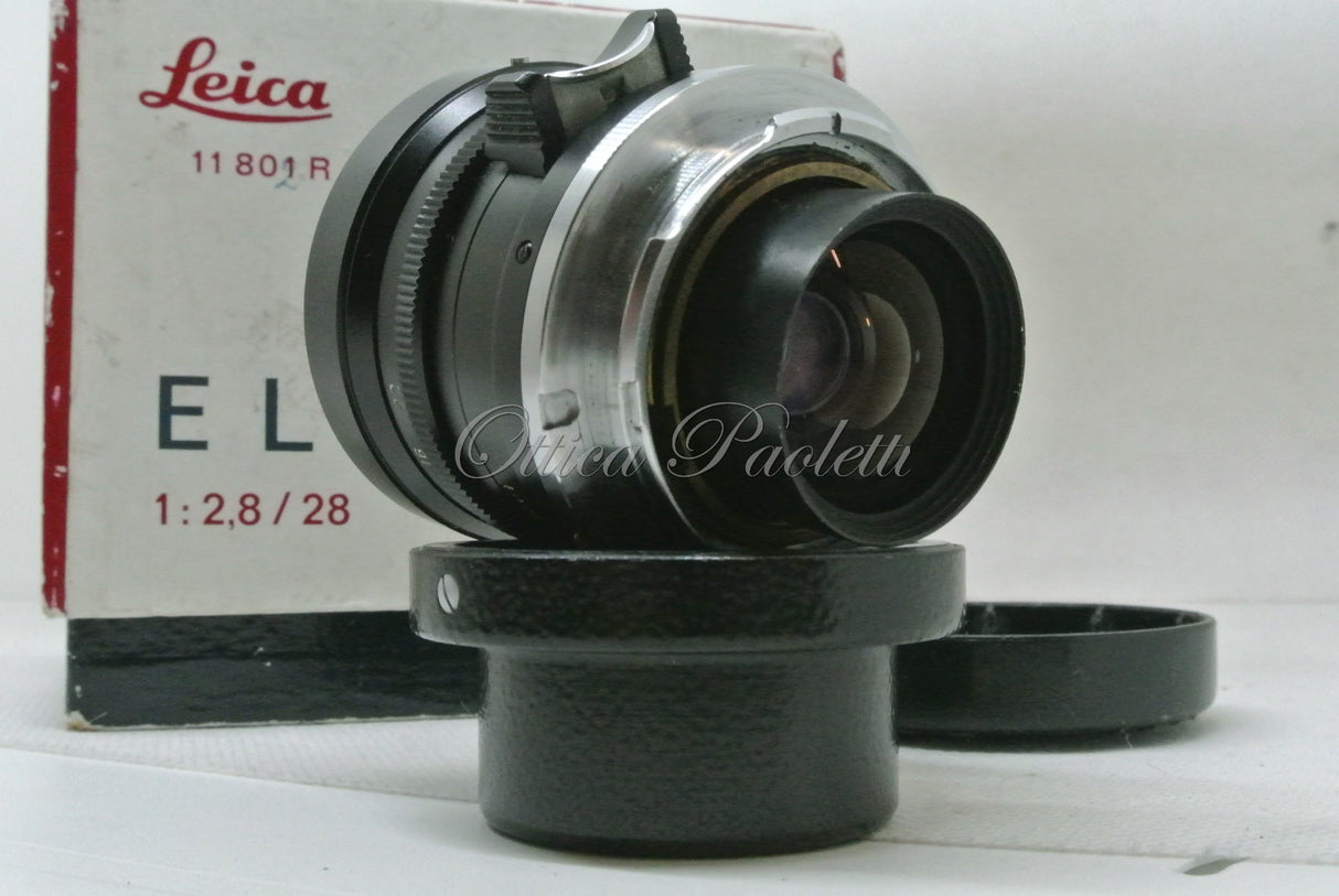 Leica Elmarit 2.8/28mm  " Versione Infinity Lock  gialla " primissima 11802 Mat. 2197..