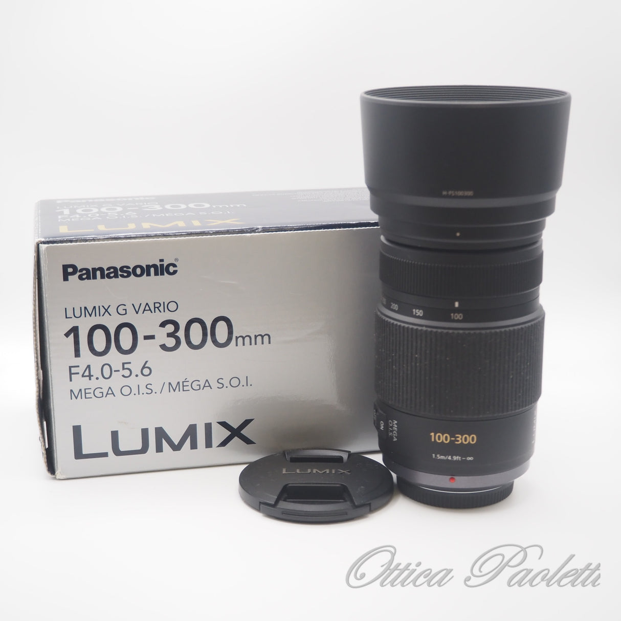 Panasonic Lumix G Vario 100-300 mm 1:4-5.6 II O.I.S. Usato