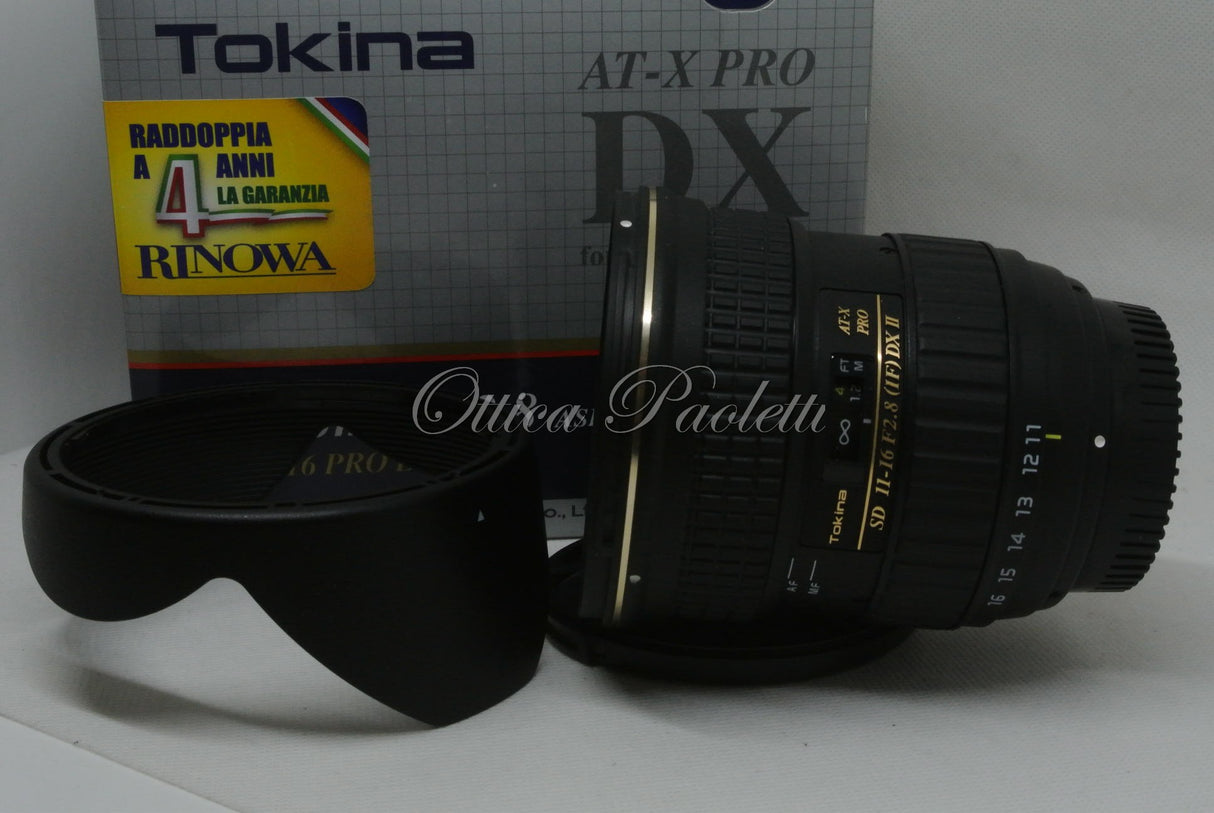 Tokina per Nikon AT-X 11-16mm F/2.8 Pro DX II Usato