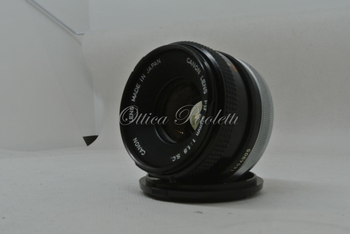 Canon FD 50 mm 1:1.8  S.C. Usato