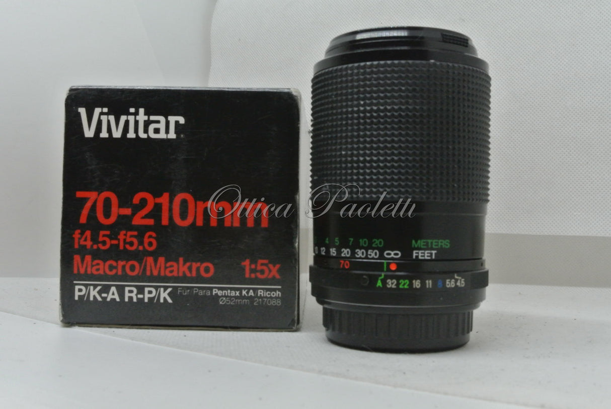 Vivitar per Pentax Macro Focusing Auto Zoom MC 70-210 1:4.5.5.6 Usato