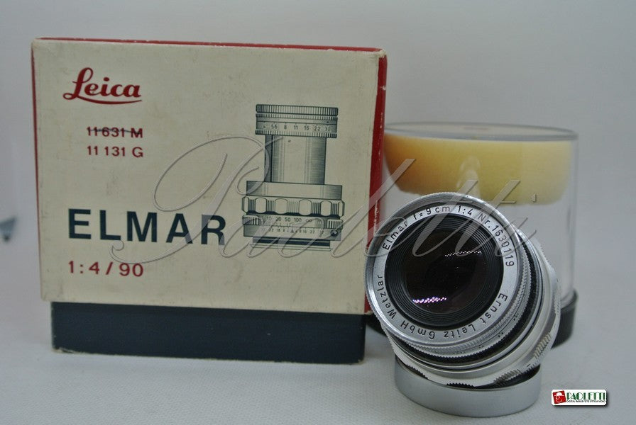 Leica Elmar-M 1:4 90 mm Mat. 182,.. 11131 G ( 1958 ) Grey Germany  Usato