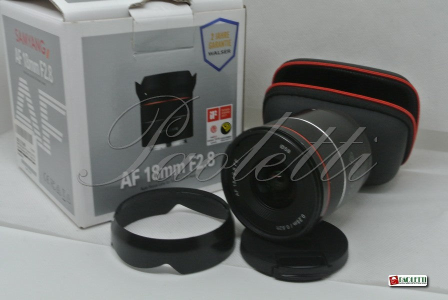 Samyang per Sony AF 18 mm 1:2.8 Usato