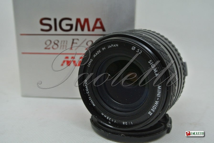 Sigma per  Olympus Mini-Wide II 1:2.8 28 mm per Olympus OM  Usato